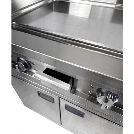 Plaque Grill lectrique sur coffre 700mm
