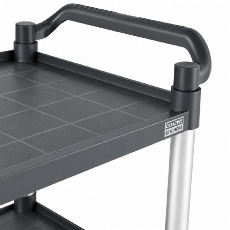 Chariot de service démontable ouvert 3 niveaux 1010x500x980 mm - Combisteel - 7554.0005
