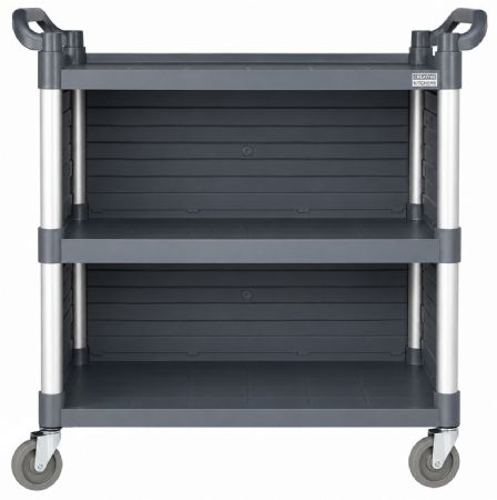 Chariot de service 3 niveaux démontable avec panneaux latéraux 1010x500x960 mm - Combisteel - 7554.0010
