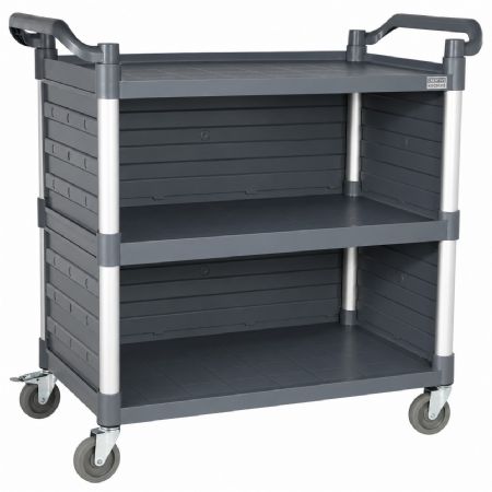 Chariot de service 3 niveaux démontable avec panneaux latéraux 1010x500x960 mm - Combisteel - 7554.0010