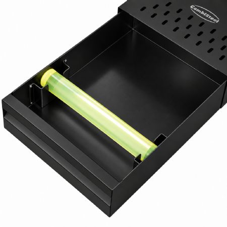 Bac à marc de café noir en inox AISI 201 - Combisteel - 7555.0005