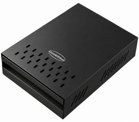 Bac à marc de café noir en inox AISI 201 - Combisteel - 7555.0005