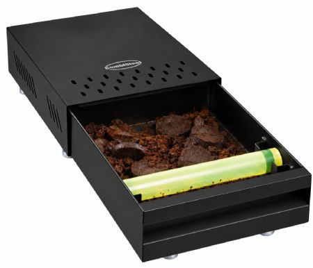 Bac à marc de café noir en inox AISI 201 - Combisteel - 7555.0005