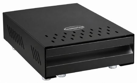 Bac à marc de café noir en inox AISI 201 - Combisteel - 7555.0005