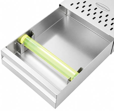 Bac à marc de café en inox AISI 201 - Combisteel - 7555.0010