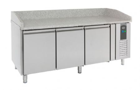 Meuble à pizza 3 portes pleines positif 580 L - Combisteel - 7950.0044 Meuble à pizza 3 portes pleines positif 580 L - Combisteel - 7950.0044