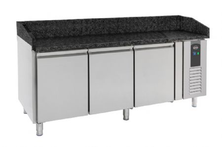 Meuble à pizza 3 portes pleines positif - Combisteel - 7950.0054 Meuble à pizza 3 portes pleines positif - Combisteel - 7950.0054