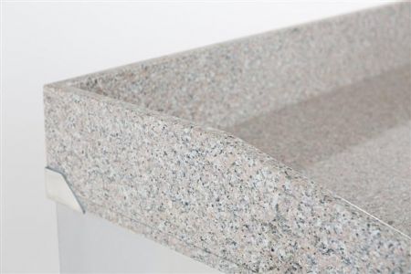 Meuble à pizza 3 portes pleines positif avec dessus granit - Combisteel - 7950.0060
