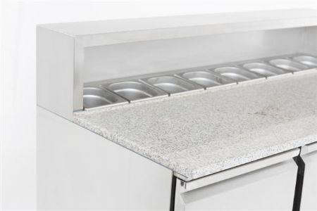 Meuble à pizza 3 portes pleines positif 402 L - Combisteel - 7950.0065