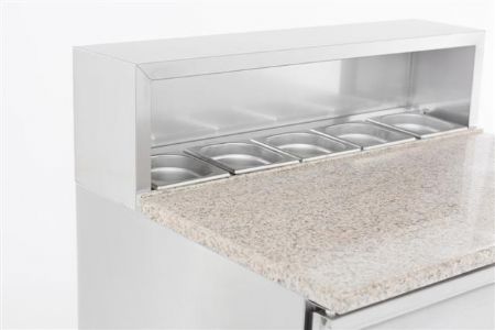 Meuble à pizza 2 portes pleines positif 230 L - Combisteel - 7950.0070