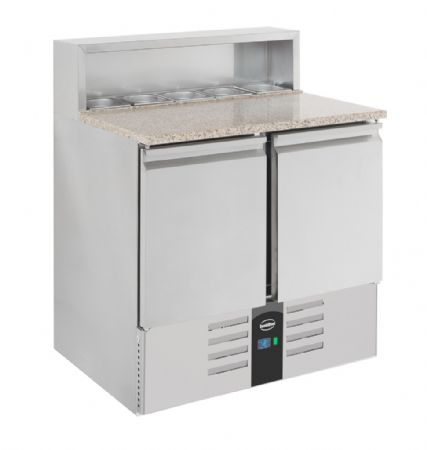 Meuble à pizza 2 portes pleines positif 230 L - Combisteel - 7950.0070 Meuble à pizza 2 portes pleines positif 230 L - Combisteel - 7950.0070