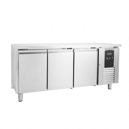 Table desserte réfrigérée 3 portes pleines 417 L positive - Combisteel - 7950.0082