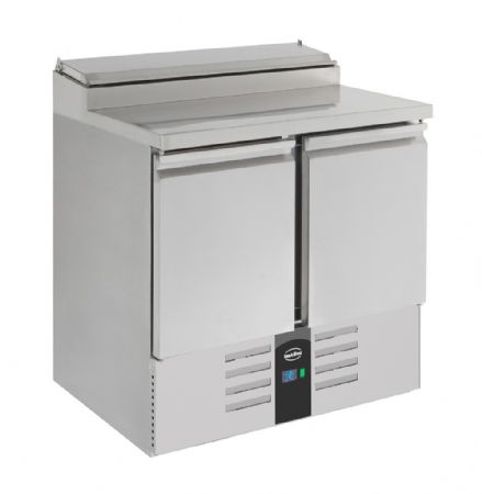 Saladette réfrigérée 2 portes pleines 240 L positive - Combisteel - 7950.0095 Saladette réfrigérée 2 portes pleines 240 L positive - Combisteel - 7950.0095