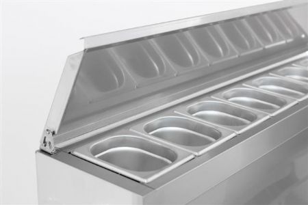 Saladette réfrigérée 3 portes pleines 392 L positive - Combisteel - 7950.0100