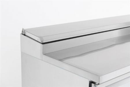 Saladette réfrigérée 3 portes pleines 392 L positive - Combisteel - 7950.0100