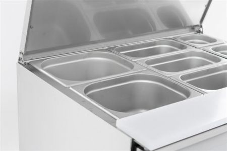 Saladette réfrigérée 2 portes pleines 230 L positive - Combisteel - 7950.0105