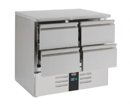 Table desserte réfrigérée positive 4 tiroirs 257 L - Combisteel - 7950.0110