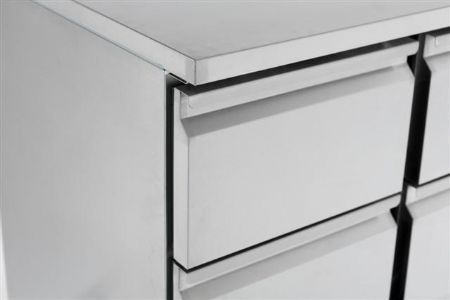Table desserte réfrigérée positive 4 tiroirs 257 L - Combisteel - 7950.0110