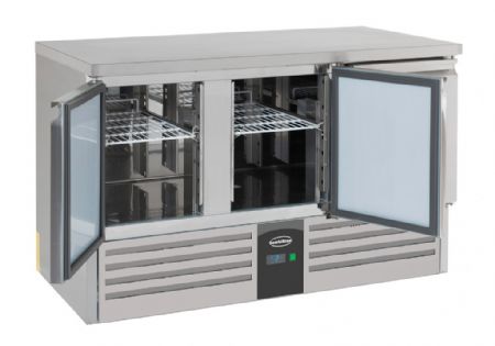 Table desserte réfrigérée 3 portes pleines 400 L positive - Combisteel - 7950.0112
