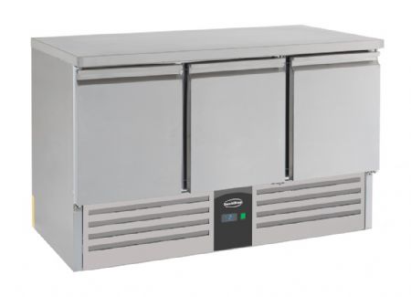 Table desserte réfrigérée 3 portes pleines 400 L positive - Combisteel - 7950.0112 Table desserte réfrigérée 3 portes pleines 400 L positive - Combisteel - 7950.0112