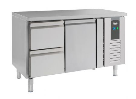 Table desserte réfrigérée 1 porte pleine 2 tiroirs 282 L - Combisteel - 7950.0200 Table desserte réfrigérée 1 porte pleine 2 tiroirs 282 L - Combisteel - 7950.0200