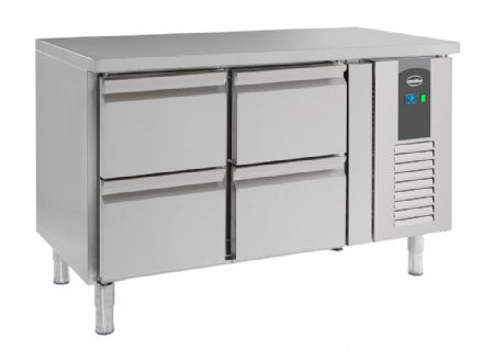 Table desserte réfrigérée 4 tiroirs 282 L positive - Combisteel - 7950.0225