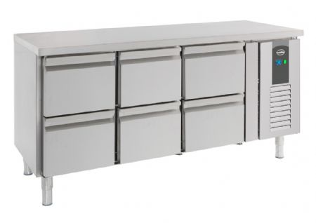 Table Desserte réfrigérée 6 tiroirs - Combisteel - 7950.0230
