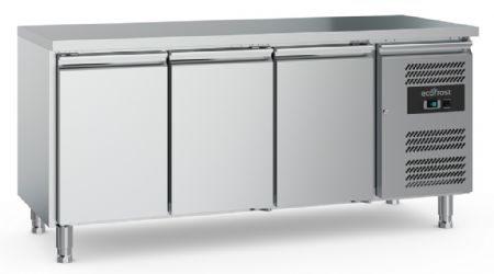 Table desserte réfrigérée 3 portes pleines 417 L - Combisteel - 7950.5040 Table desserte réfrigérée 3 portes pleines 417 L - Combisteel - 7950.5040