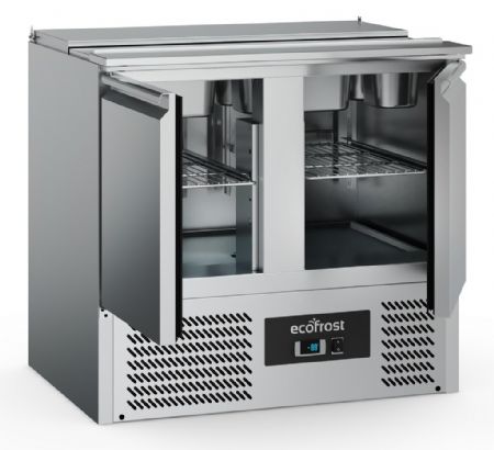 Saladette réfrigérée 2 portes pleines 240 L positive - Combisteel - 7950.5050
