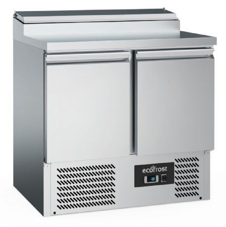 Saladette réfrigérée 2 portes pleines 240 L positive - Combisteel - 7950.5058 Saladette réfrigérée 2 portes pleines 240 L positive - Combisteel - 7950.5058