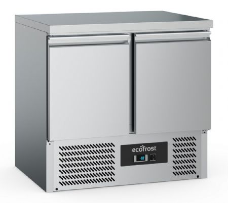 Table desserte réfrigérée 2 portes pleines 240 L positive - Combisteel - 7950.5065 Table desserte réfrigérée 2 portes pleines 240 L positive - Combisteel - 7950.5065