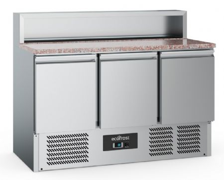 Meuble à pizza 3 portes pleines positif 402 L - Combisteel - 7950.5095 Meuble à pizza 3 portes pleines positif 402 L - Combisteel - 7950.5095