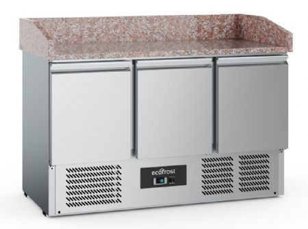 Meuble à pizza 3 portes pleines positif - Combisteel - 7950.5100 Meuble à pizza 3 portes pleines positif - Combisteel - 7950.5100
