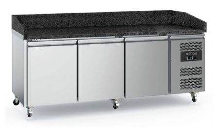 Meuble à pizza 3 portes pleines positif - Combisteel - 7950.5142 Meuble à pizza 3 portes pleines positif - Combisteel - 7950.5142