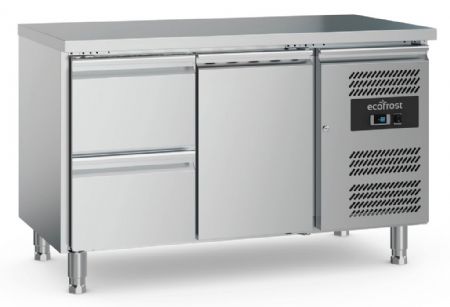 Table desserte réfrigérée 1 porte pleine 2 tiroirs 282 L - Combisteel - 7950.5155 Table desserte réfrigérée 1 porte pleine 2 tiroirs 282 L - Combisteel - 7950.5155