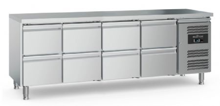 Table desserte réfrigérée 8 tiroirs 553 L positive - Combisteel - 7950.5187