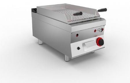 Grillade professionnelle pierre de lave gaz à poser 400 x 700 x 295 mm - Sofraca - 7STGPL4G Grillade professionnelle pierre de lave gaz à poser 400 x 700 x 295 mm - Sofraca - 7STGPL4G