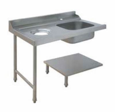 Table de prlavage pour machines  paniers 500 x 500 ou 600 x 500 - 80207