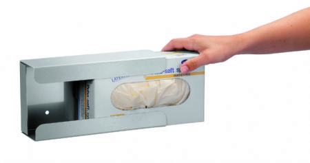 Distributeur de gants 1 boite - 130x80x251 mm