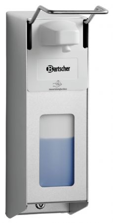 Distributeur de désinfectant PS 1L-W avec commande coude 95x225x330 mm - Bartscher - 850048