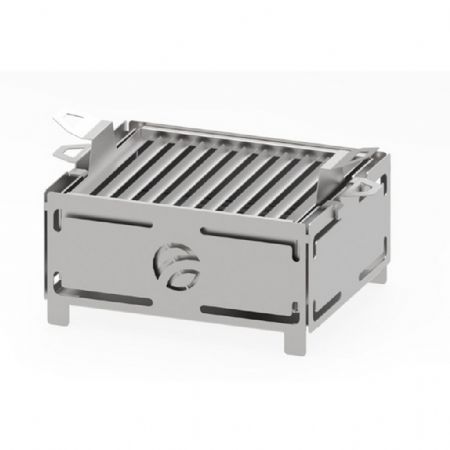 Barbecue à gaz Hibachi GN1/3 435x200x240 mm - FM - 89710876