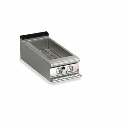 Bain-marie gaz à poser - avec 1x bac GN 1/1 et 1x bac GN 1/3 - 400x900x250 mm Bain-marie gaz à poser - avec 1x bac GN 1/1 et 1x bac GN 1/3 - 400x900x250 mm