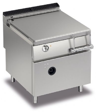 Sauteuse gaz compacte à relevage motorisé - 80 litres - Gamme Queen 900 - Baron - 90QBRGM80