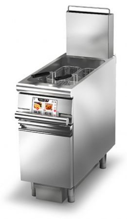 Friteuse cuisine pro gaz monobloc- 23 L - EVO - Largeur 400 mm - Gamme QUEEN 900 - Baron - 90QFREVG423