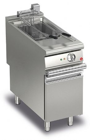 Friteuse cuisine pro électrique monobloc - 15 litres - Gamme Queen 900 - Baron - 90QFRIE415