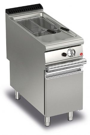 Friteuse cuisine pro gaz monobloc - 15 litres - Gamme Queen 900 - Baron - 90QFRIG415