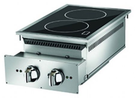 Plaque de cuisson à induction - 2 zones - Largeur 400 mm - Gamme QUEEN 700 - Baron - 90QPCIND401 Plaque de cuisson à induction - 2 zones - Largeur 400 mm - Gamme QUEEN 700 - Baron - 90QPCIND401