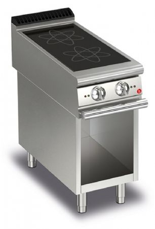 Wok à induction - 1 zone - Largeur 400 mm - Gamme QUEEN 700 - Baron - 90QPCVIND401