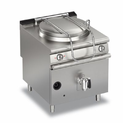 Marmite gaz ronde chauffe directe - capacité 150 L et 800x900x870 mm Marmite gaz ronde chauffe directe - capacité 150 L et 800x900x870 mm