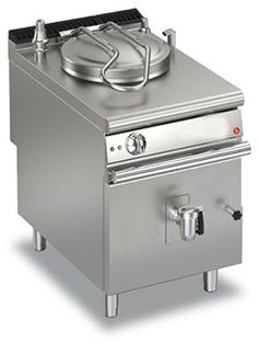 Marmitte electrique gaz ronde - 50 litres - Chauffe directe - Gamme Queen 900 - Baron - 90QPFG650